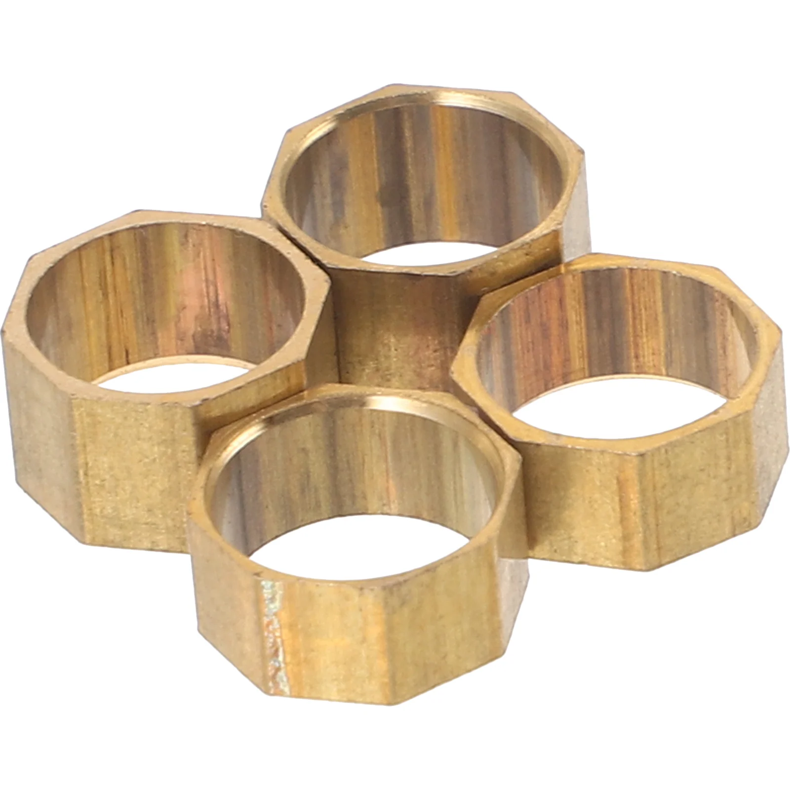 

1Set Copper Violin Chinrest Screw Rings Upper Lower Durable Stable Fine Craftsmanship Easy Installation Various Violins Violas