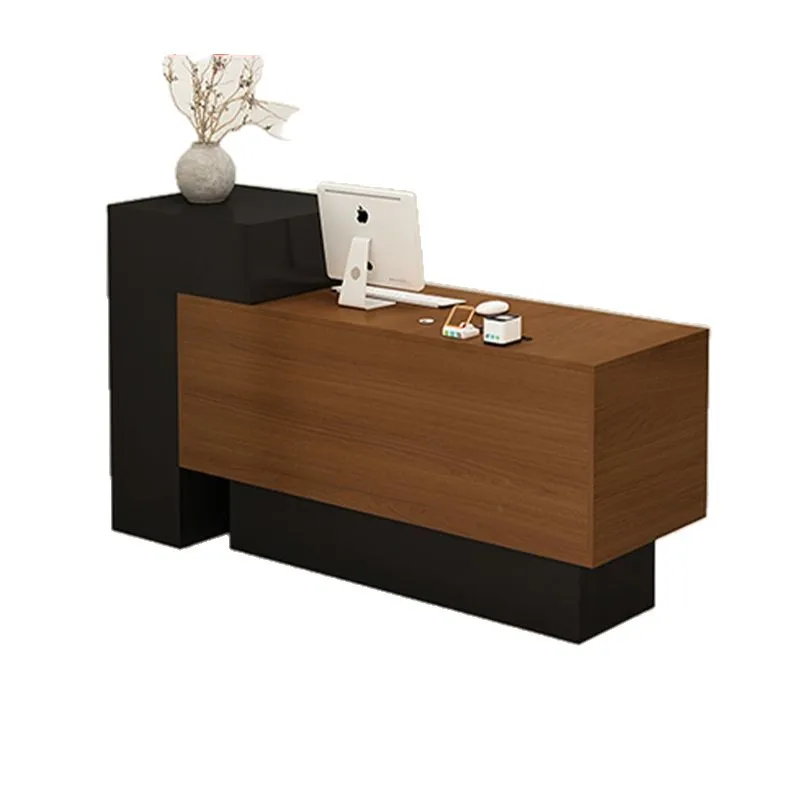 Checkout page Reception desk Computer integrated table Beauty salon Dining bar table Light luxury high-end store counter
