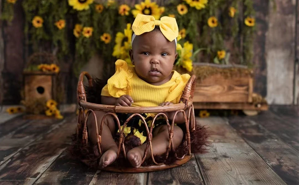 Fotografia artesanal vintage adereços cesta, cadeiras para bebê recém-nascido, fotografia adereços para meninos ou meninas, bebê Photoshoot