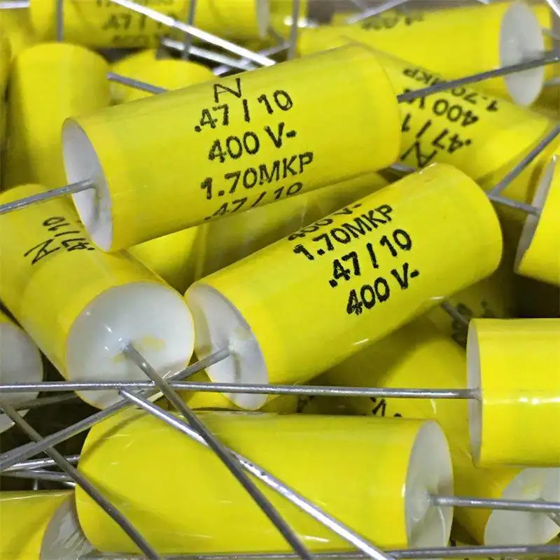 5PCS/LOT  AV 1.70MKP 0.47UF 400V Copper Foot Audio Electrolytic Capacitor