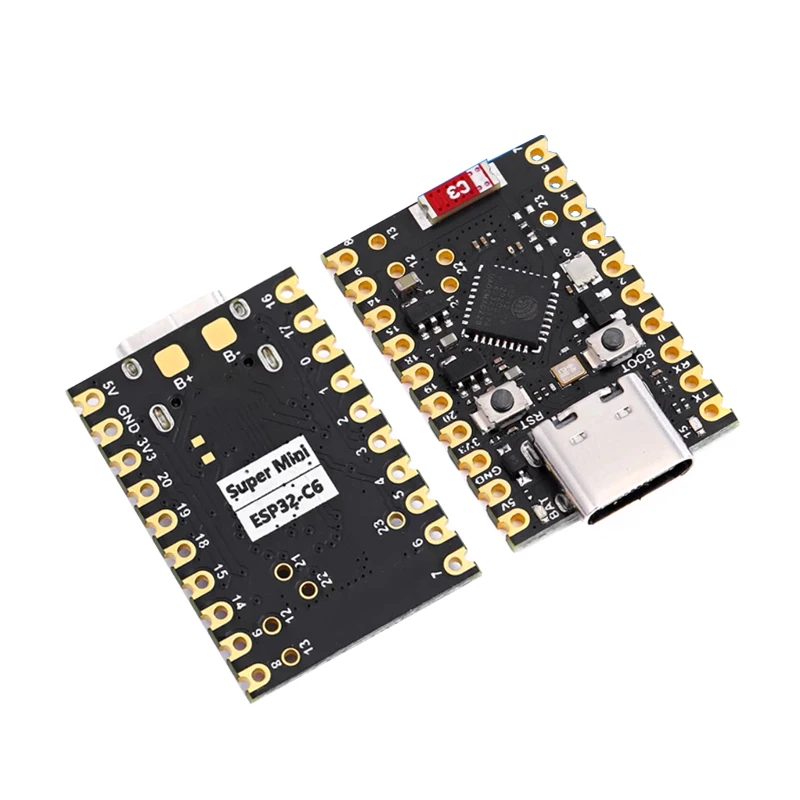 1/2/5 SZT. ESP32-C6 Super Mini Płytka Rozwojowa ESP32 Moduł ESP32-C6 Moduł WIFI Bluetooth ESP32-C6FH4 4MB — zdjęcie produktu 3