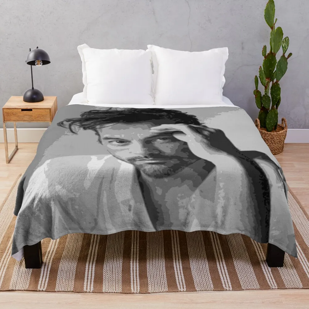 

Skeet Ulrich Pop Art Portrait Throw Blanket Bed covers Luxury Designer Blanket For Sofa