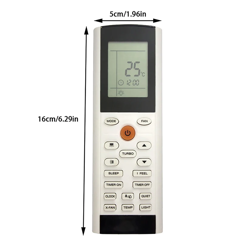 Air Conditioner Remote Control Universal YACIFB For Gree ELECTROLUX MSHV25D1S Air Remote Controller Replacement