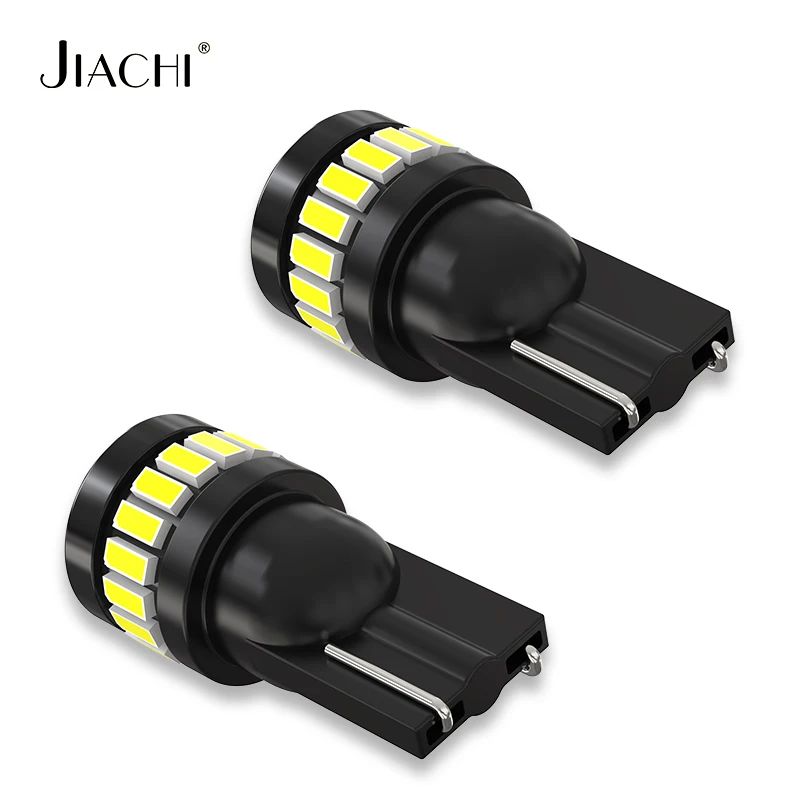 10PCS T10 LED Bulb 194 168 W5W 5W5 2825 2827 Car LED Light 3014 24SMD Canbus Interior Dome Parking Lamp 12V