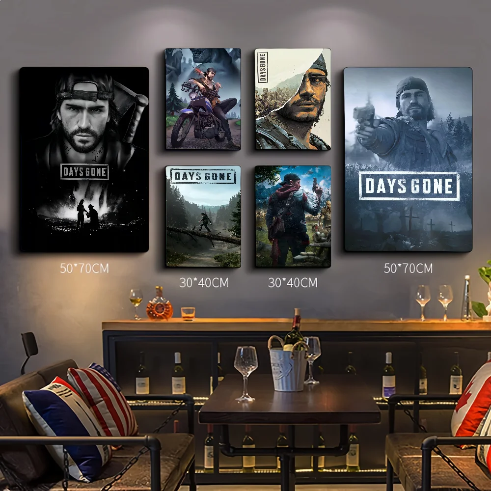 

Days Gone Movie Sticky Posters Retro Kraft Paper Sticker DIY Room Bar Cafe Aesthetic Art Wall Painting