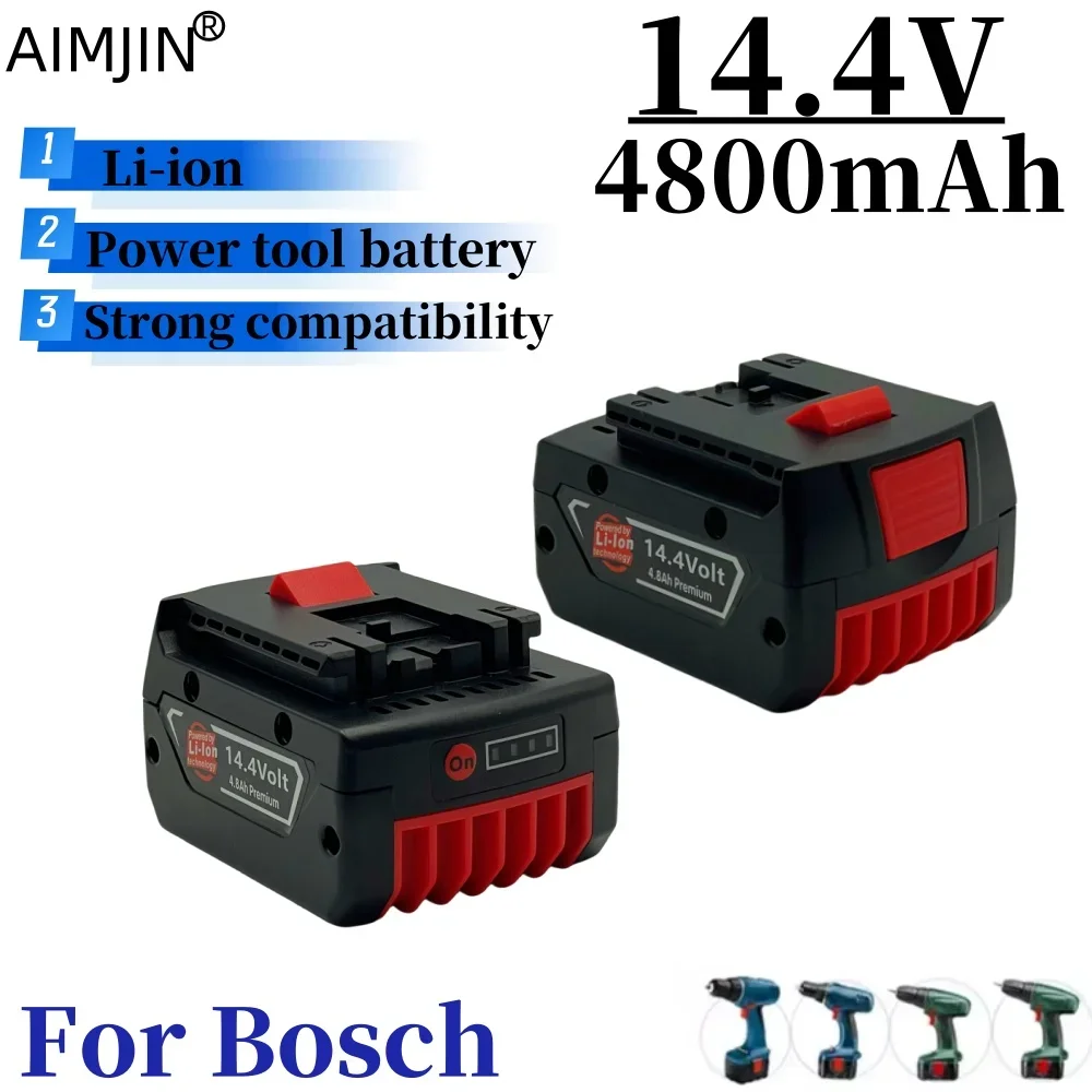

Последнее обновление 14,4 В BAT614 4800 мАч литий-ионный аккумулятор для электродрели Bosch, шуруповерта BAT607,BAT614G 40 м