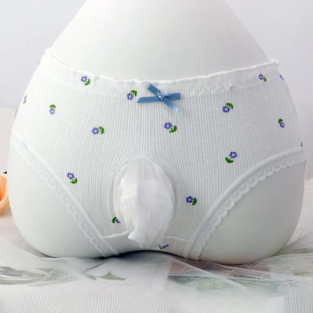 سيسي طباعة سراويل رجل مثير بيكيني من الدانتيل الانتفاخ ملخصات منتصف الارتفاع السروال الجبهة كيس مزموم كم مثير ثونغ الرجال الملابس الداخلية