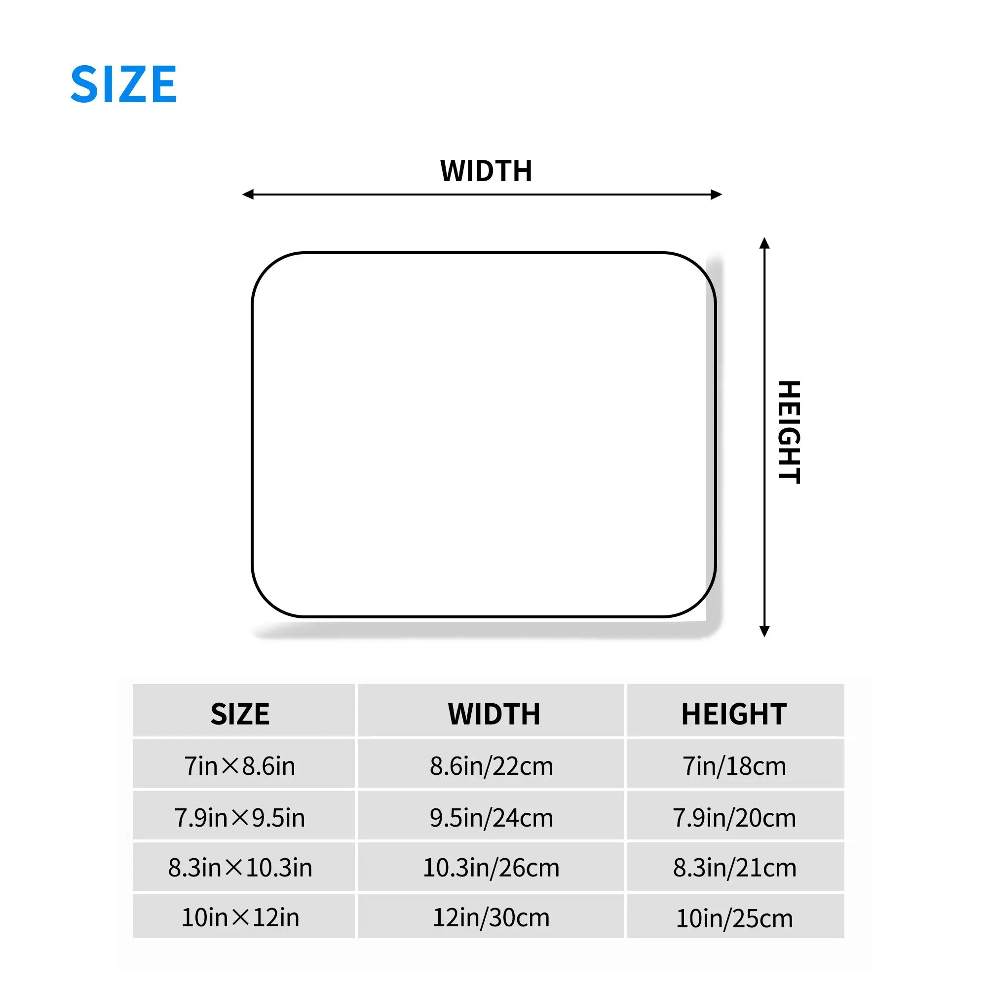 Skeleton Tree Printed Mouse Pad Computer Keyboard Mouse Mat Gaming PC Laptop Desk Mat Office Accessories Table Mats