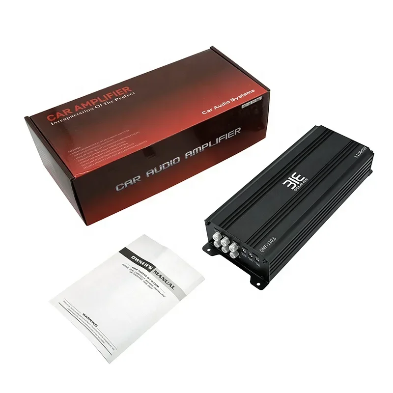 QMF-110.6 منتج جديد الاتجاه 12 فولت مضخم صوت صغير للسيارة 6 قناة أمبير إعلانات مكبر صوت للسيارة