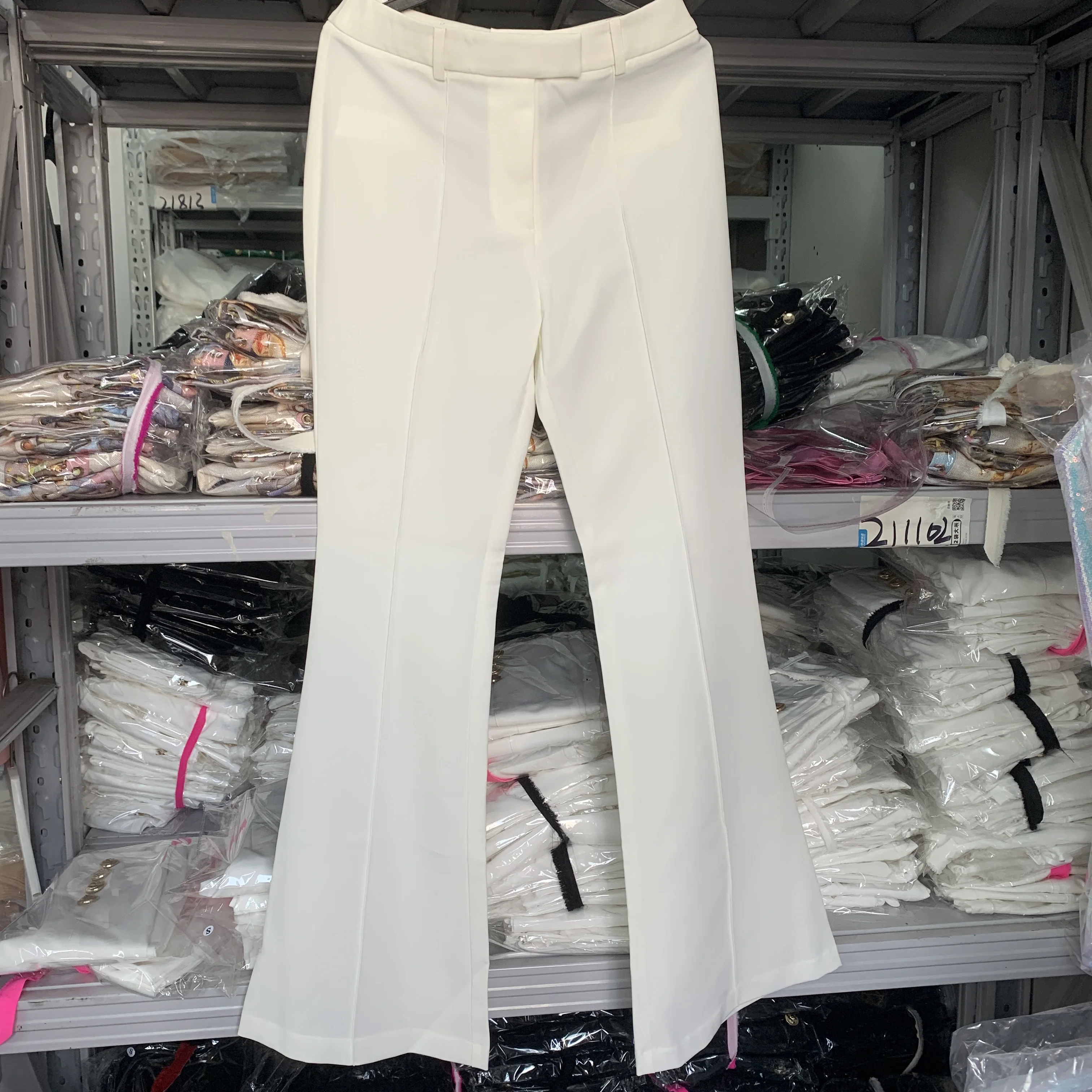 Luxury Rhinestone Beadings Women White Blazer Suits High Quality