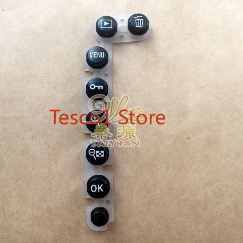 Original traseiro e traseiro botão do menu substituição da tecla, reparo da câmera, apto para Nikon D500, LCR, novo