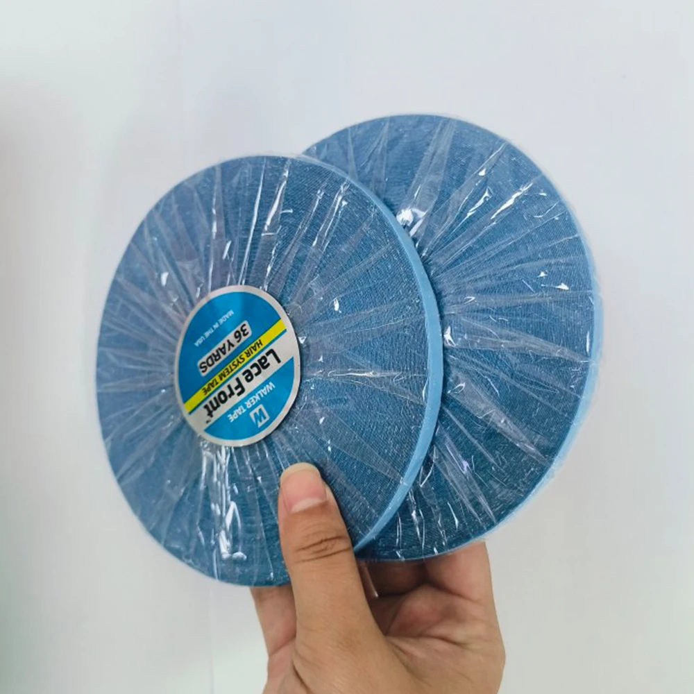 36Yards0.8/1.0/2.0cm/Roll Stron Hold Adhesive Lace Wig Tape Wholesale Price Best Quality Lace Wig Glue Hair System Tape For Wigs