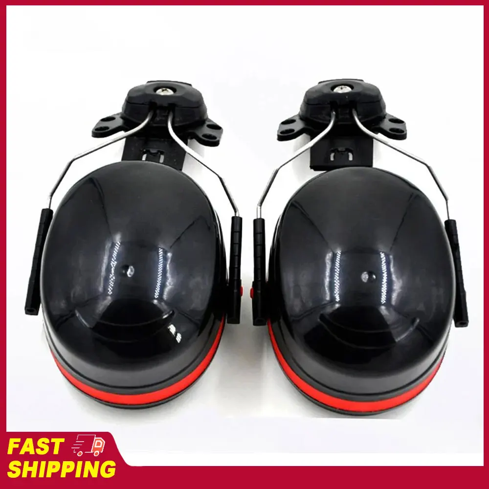 Hard Hat Mounting Ear Muffs Cap Mount Protective Earmuffs Noise Reduction Ear Covers Noise-cancelling Ear Protectors