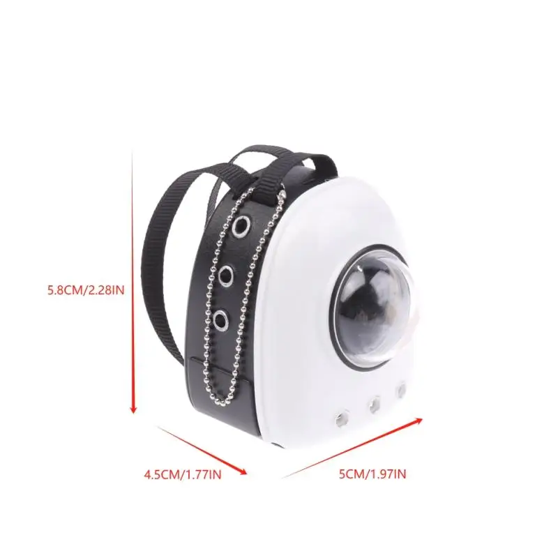 미니어처 장식품 역할놀이 장난감 미니 인형 백팩 인형집 애완 고양이 가방 모델 인형집 장식