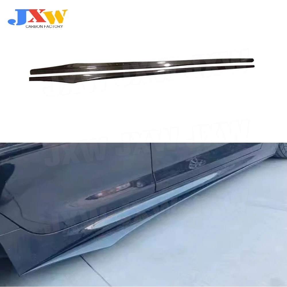 

Carbon Fiber FRP Car Side Skirts Body Kits for BMW 6 serise F06 F12 F13 M6 Sedan 2012-2016 Side Bumper Chin Extension