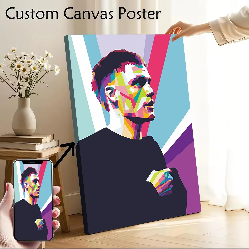 Florian Wirtz Printed Canvas Poster Custom Pictures Wall Art Canvas Painting for Living Room Decoration Gaming Wand Deko Home