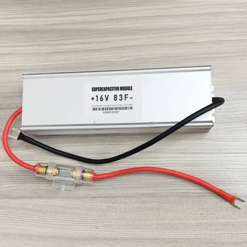 16V 83F Super Capacitor Module Ultra Capacitor Aluminum Cover Made of 2.7V 500F Cells Car Starter Car Jump Start