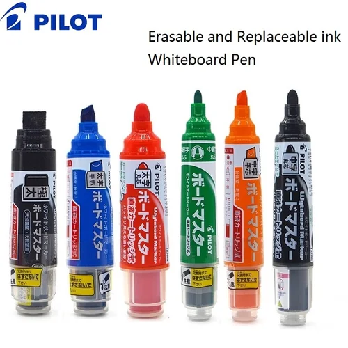 Imagen 1 del producto Bolígrafo de pizarra piloto, papelería, tinta reemplazable borrable, marcadores recargables, 0,7/2,2-5,2/2,3/3,0-6,2/3,2/5,0-12mm, puntas duraderas