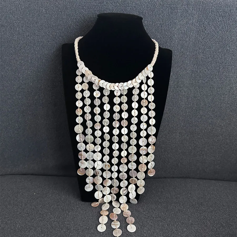 Collar Cascada Concha: La Joya Boho que Transforma tu Estilo con Elegancia Natural