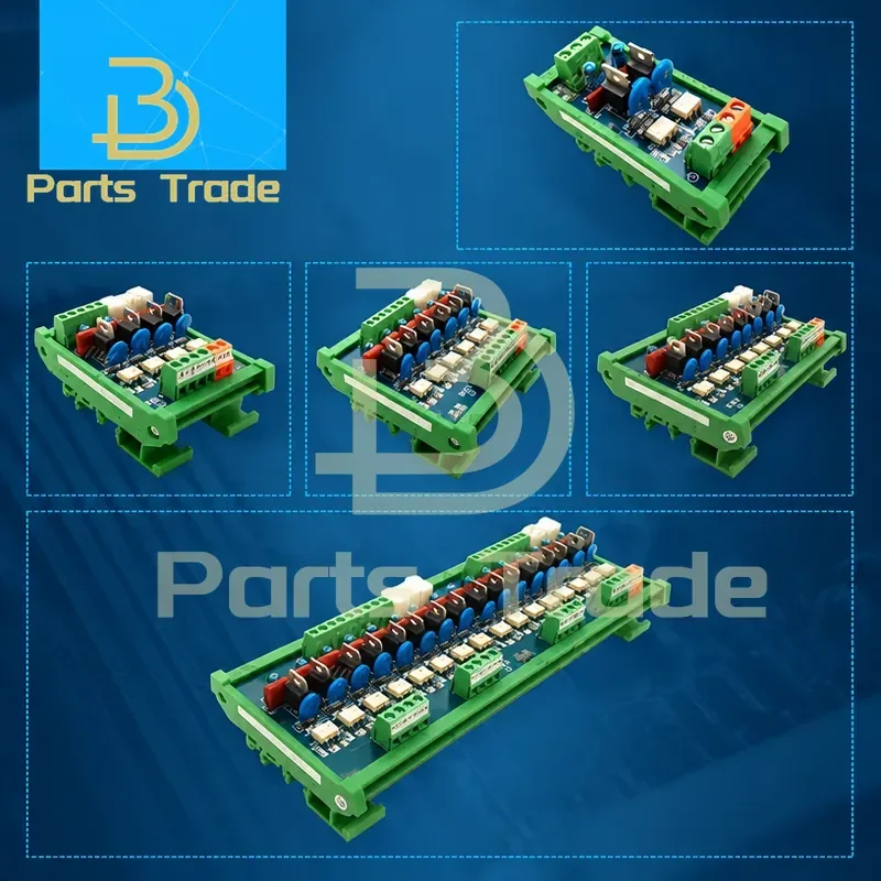 6 8 10 12 14 16 Channel PLC AC Amplifier Board Thyristor Optocoupler Isolation Non-contact Solid State Relay Module Output