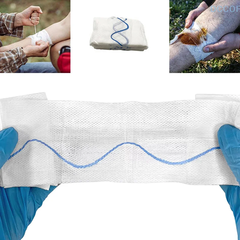 2 حجم Z-أضعاف الجرح للذوبان مرقئ الكاولين الشاش الصدمة القتالية الطبية في حالات الطوارئ ل Ifak التكتيكية في الهواء الطلق الإسعافات الأولية