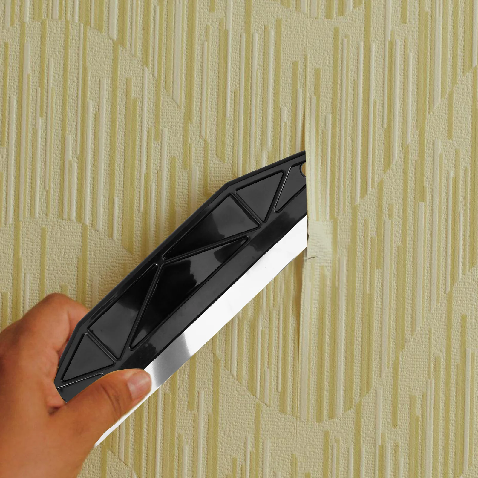 Wallpaper Peel Stick Smoother Film Tool Stainless Steel Lightweight Durable For Home Improvement Diy Wall Covering