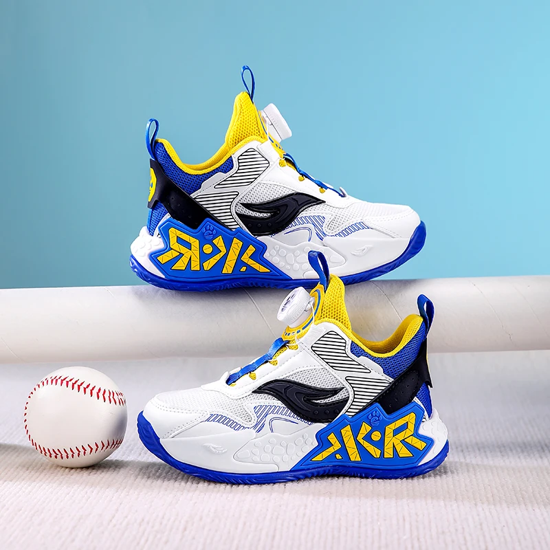

Autumn Childrens Boy Sneaker Mesh Fashion Cute Print Kid Casual Shoe Outdoor School Basketball Running Non-slip Boys Sports Shoe