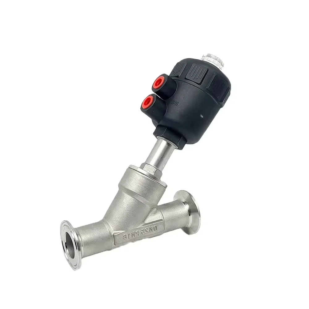 

DN Series High Temperature And Corrosion Resistant Steam Pneumatic Valve Y Type Internal Thread Angle Seat Valve.