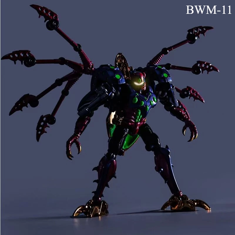 

【In Stock】Transformation toys BWM-11 BWM-11 Metal Spider Action figure model toys Beast Wars Boys Gifts