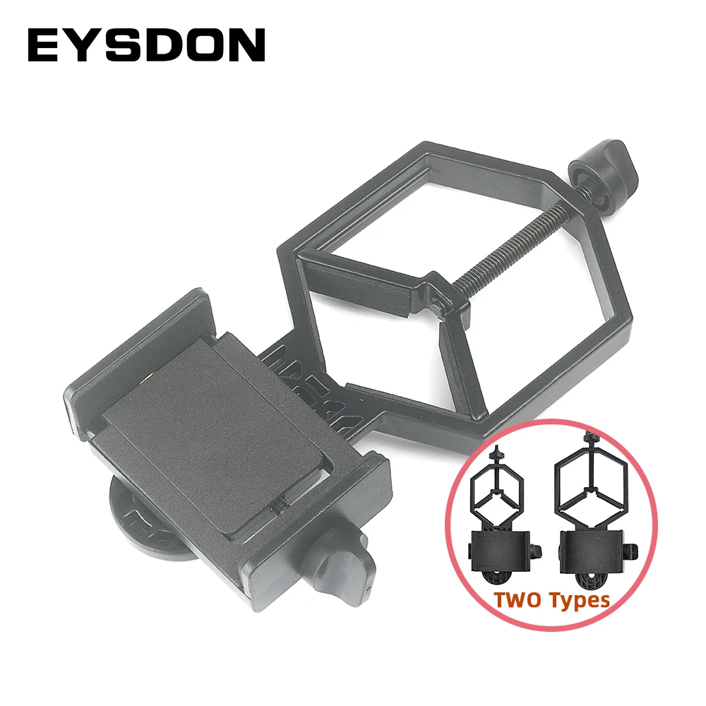 EYSDON metalowy teleskop inteligentny telefon adapter fotograficzny uchwyt do lornetki monokularowa luneta wsparcie większego rozmiaru