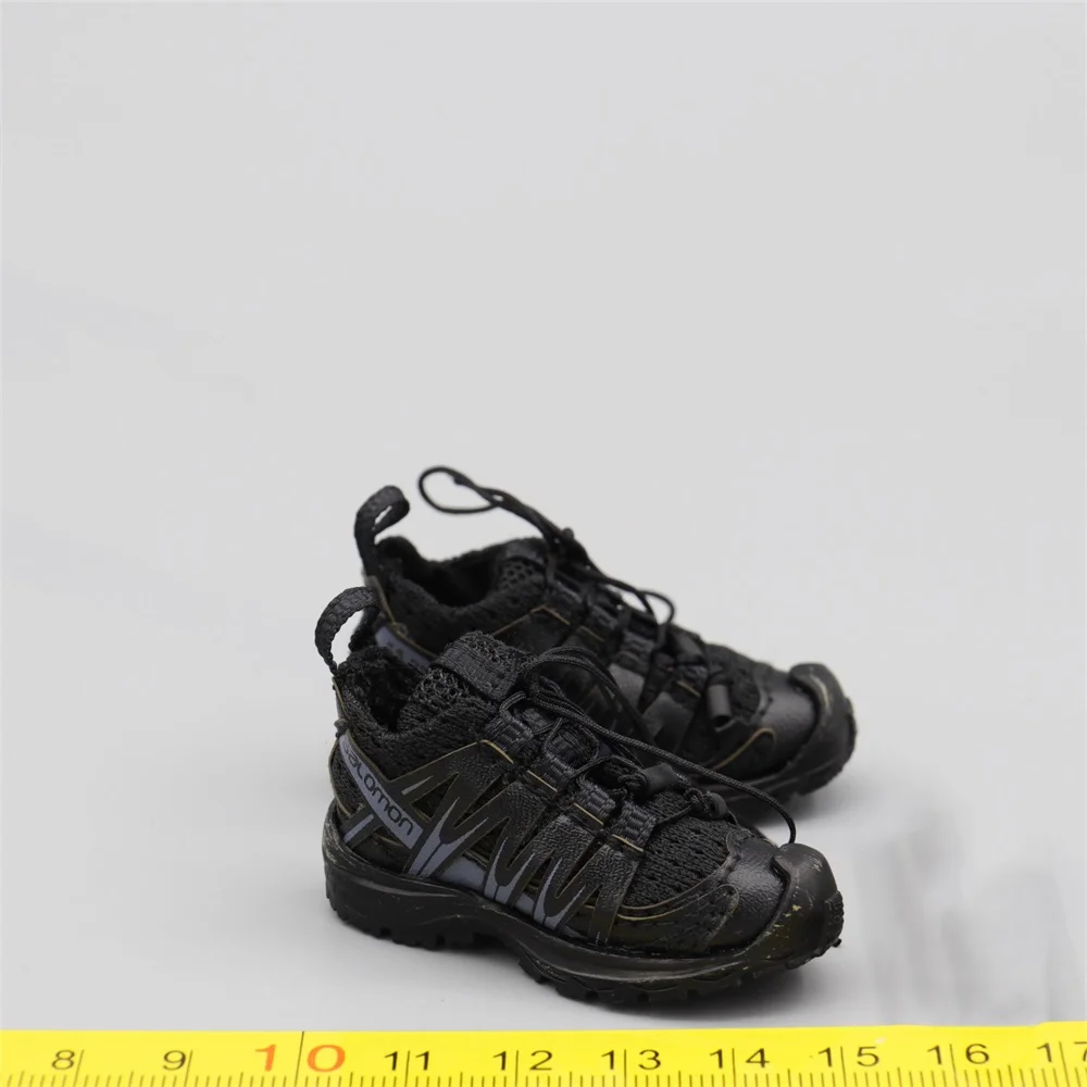 

1/6 EASY&SIMPLE ES GA1008 Man Call Guy British Soldier Duty Black Solid Shoe PVC Material Not Real For 12" COO DAM Action Figure