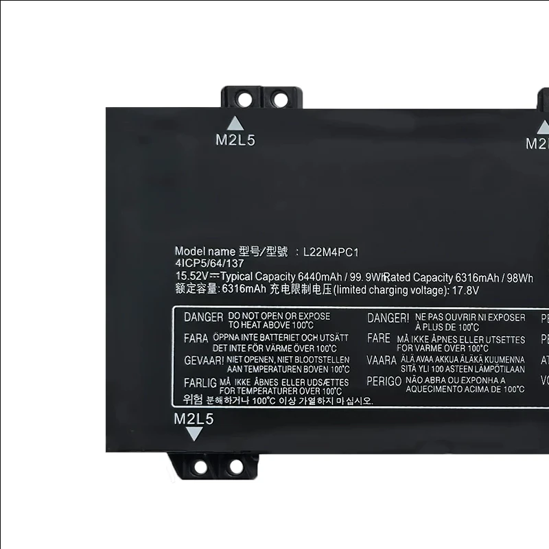 CP Laptop Battery L22B4PC1 L22C4PC1 L22D4PC1 L22L4PC1 L22M4PC1 15.52V/99.9Wh/6440mAh For Legion Pro 7 16IRX8 16IRX8H, 7i Gen 8