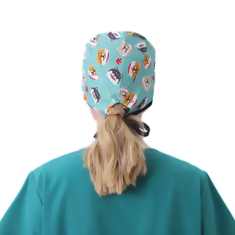 Bonnets de gIslande réglables pour hommes et femmes, impression de dessin animé, absorbant la sueur, chapeau mignon BeauImportant Spa Lab, haute qualité, vente en gros