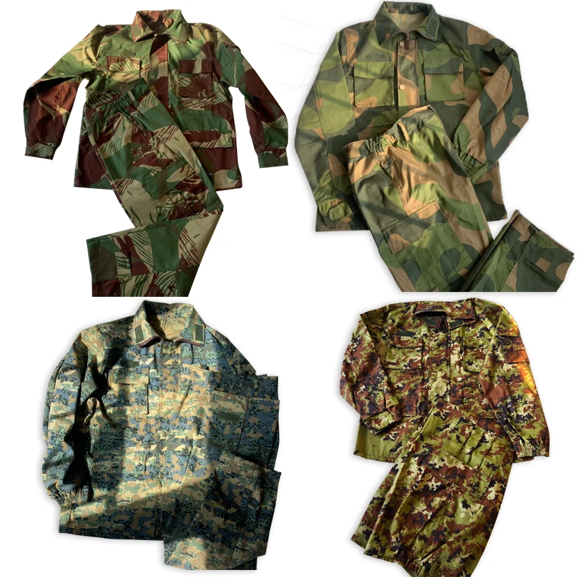 Rhodesian Brush Norway Austrian Tarnanzug  Camouflage Suit Men Outdoor  tactical uniform for training combat