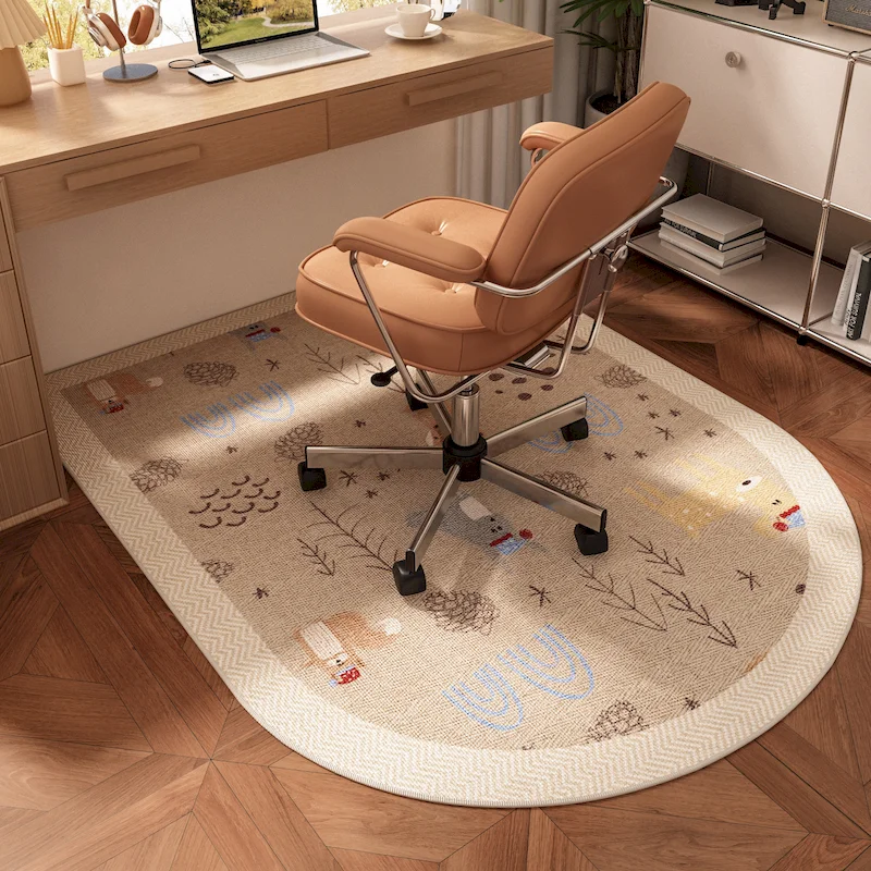 VIKAMA Cartoon Zoo Forest Series Books, Tables, Chairs, Floor Pads, Cute Anti Slip Acoustic Carpets, Indoor Home Decoration
