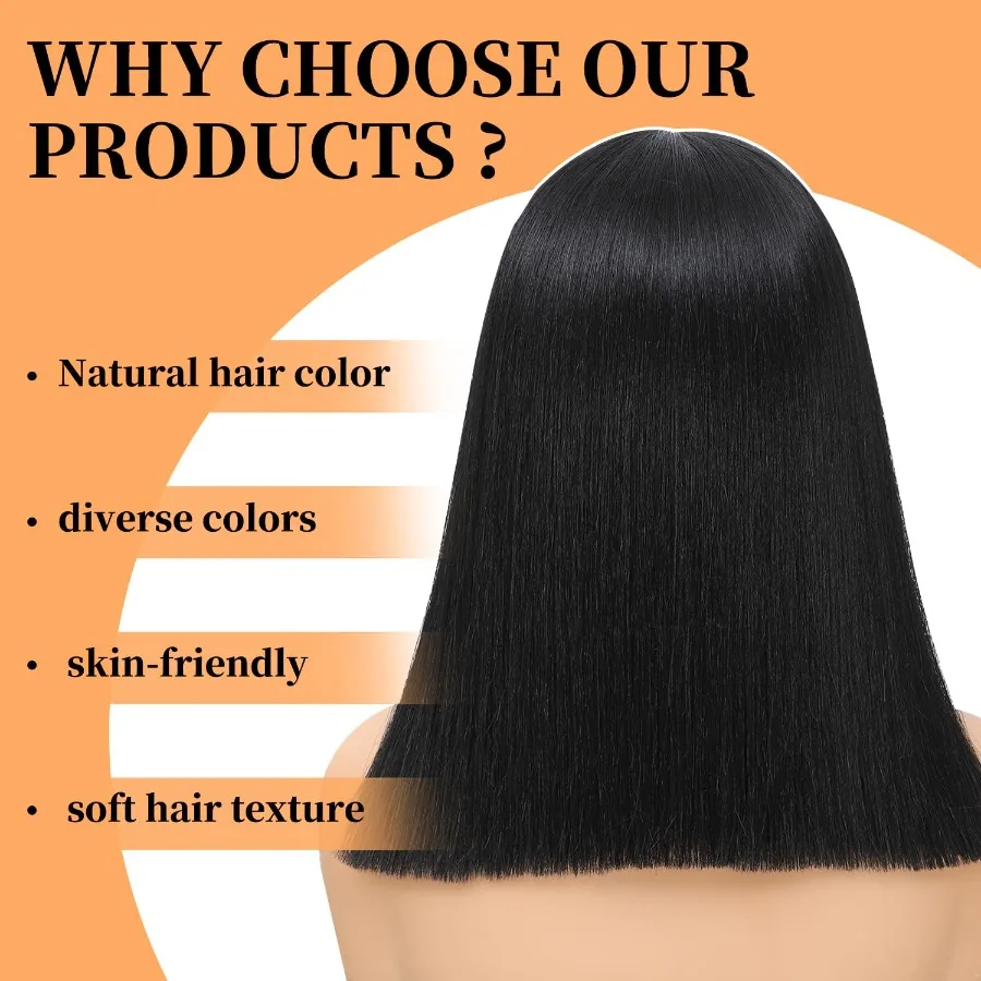 13x4x1 T جزء الاصطناعية الدانتيل الجبهة الباروكات للنساء السود 14 بوصة مستقيم بلانت قطع بيروكات صناعية مع مظهر طبيعي وخفيف الوزن