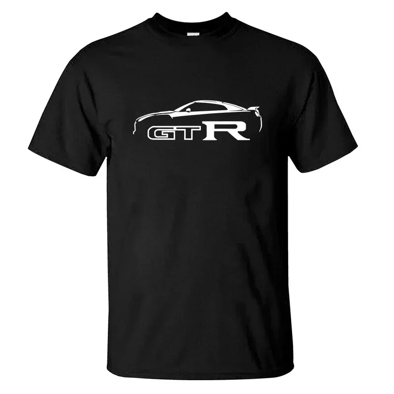 

Men T Shirt Casual GTR R35 T Shirt M Sport Racing Graphic Summer Short Sleeves 100% Cotton S-3XL Cool Tee