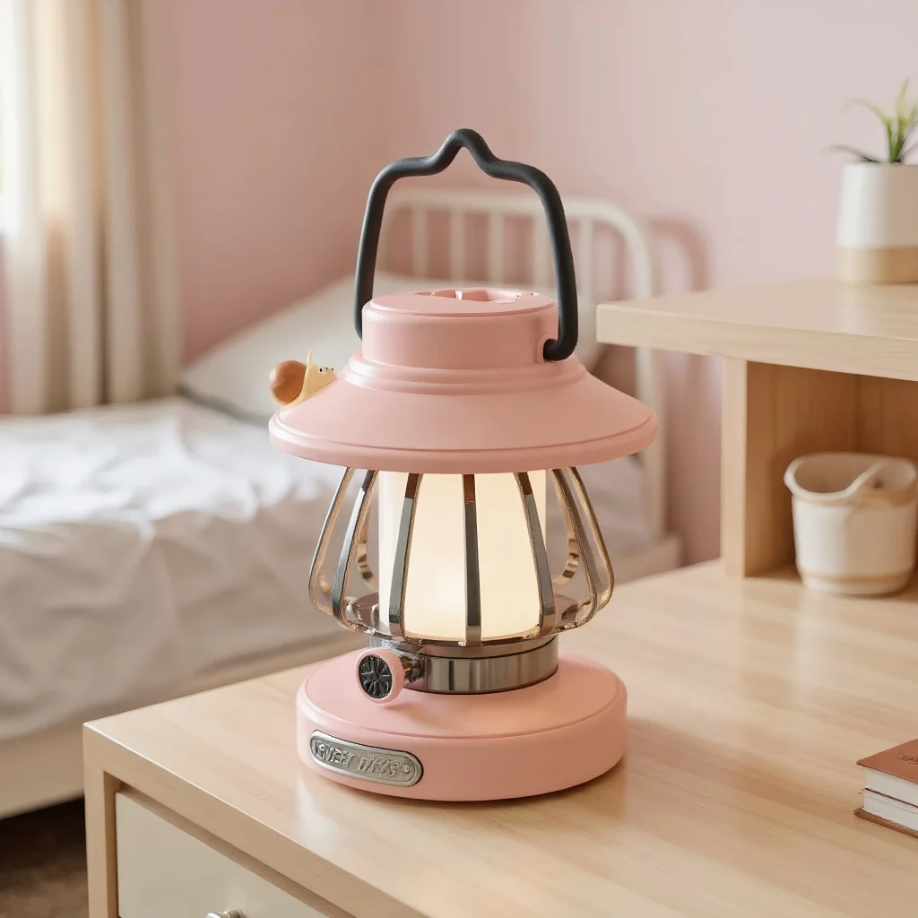 Lampu Kemah LED Retro - 16M Warna RGB & Daya Tahan 100 Jam untuk Suasana Tenda