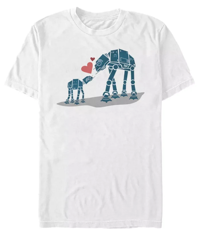 

Star Wars men's and women's short-sleeved T-shirts, sci-fi retro casual printed Star Wars logo streetwear tops