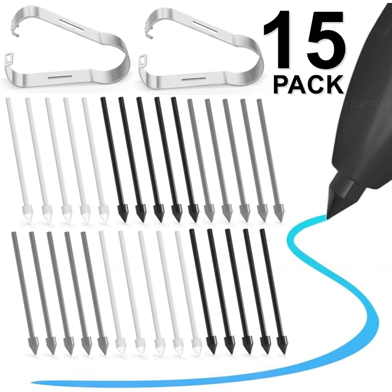 Replacement Pencil Tips for Galaxy Tab S6 Lite S6 Stylus Pen Soft Tip Nib for Samsung Galaxy Tab S7 FE S8+ S8 Ultra Spare Nibs