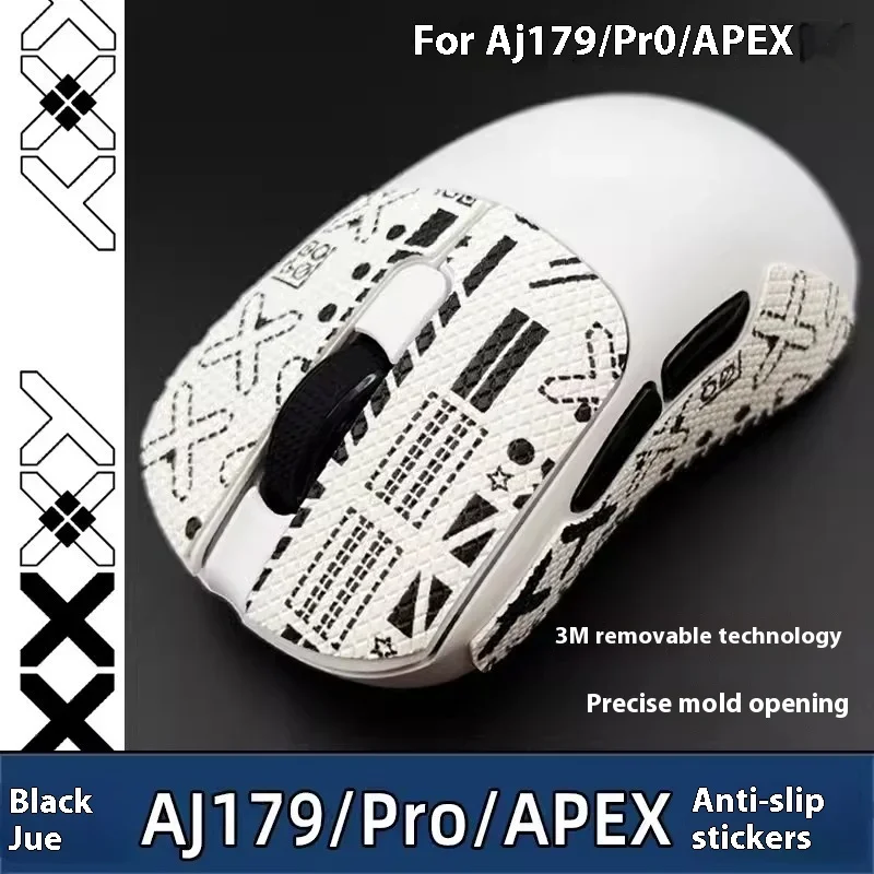 1 Set Mouse Anti Slip Sticker For Ajazz AJ179 Pro APEX Non-Slip Anti Sweat Tape Stickers