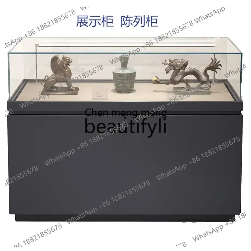 D5556 Display cabinet  Cultural relics Calligraphy and painting jewelry Exhibition samples Dust-proof glass