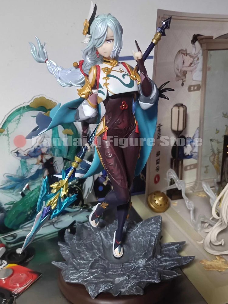 

29cm Game Genshin Impact Shen He Figure Anime Girl Action Figurine Large Size Collection Model Statue Doll Boys Xmas Gift Decor