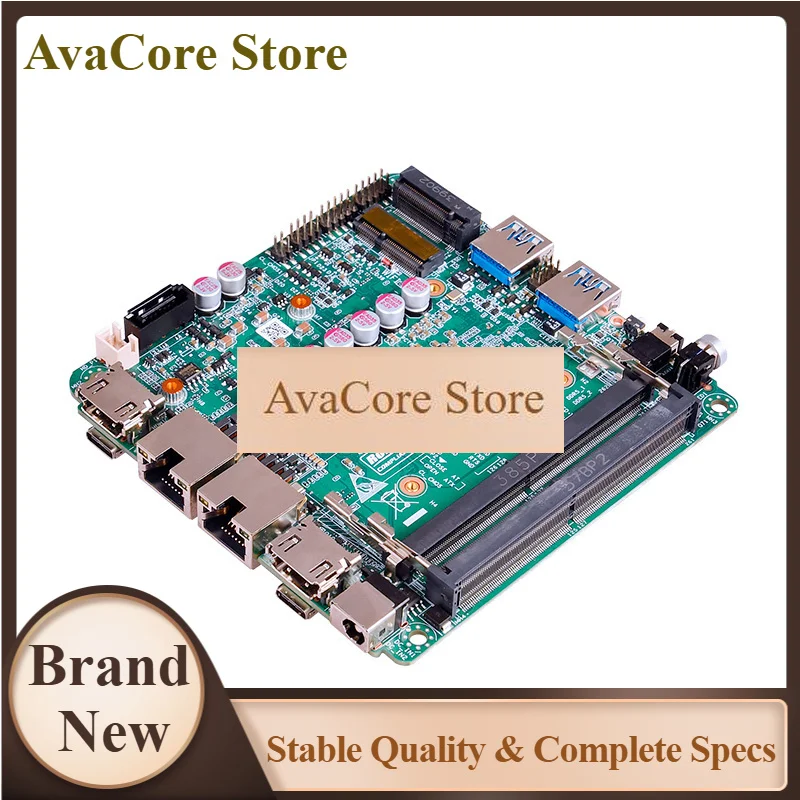 AvaCoreNewest NUC Motherboard Ultra CPU Processor 155H 155U 2*HDMI 2*DP Type-c DDR5 Ram 2*USB 3.0 Nuc Motherboard