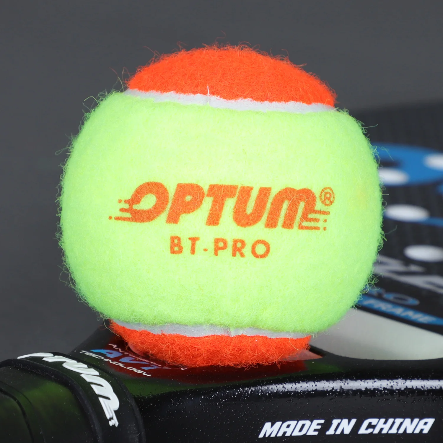 OPTUM BT-PRO Wool Beach Tennis Balls,50% Pressure Stage 2 Ball