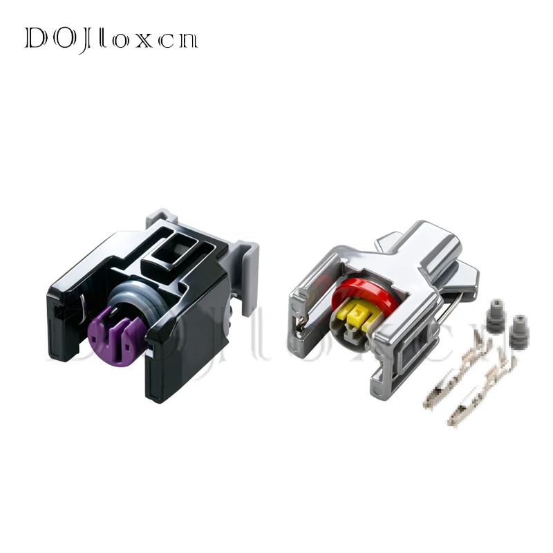 2 Pin Waterproof Connector Car Fuel Diesel Injector Fuel Rail Plug T15 240PC024S8014 13816706 For Ssangyong Buick Chevrolet