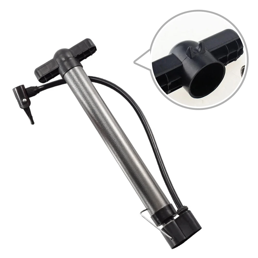 Mountain Bike Pump High Pressure Bike Pump Outdoor Cycling AV Nozzles Compatible High Precision Air Pressure Gauge