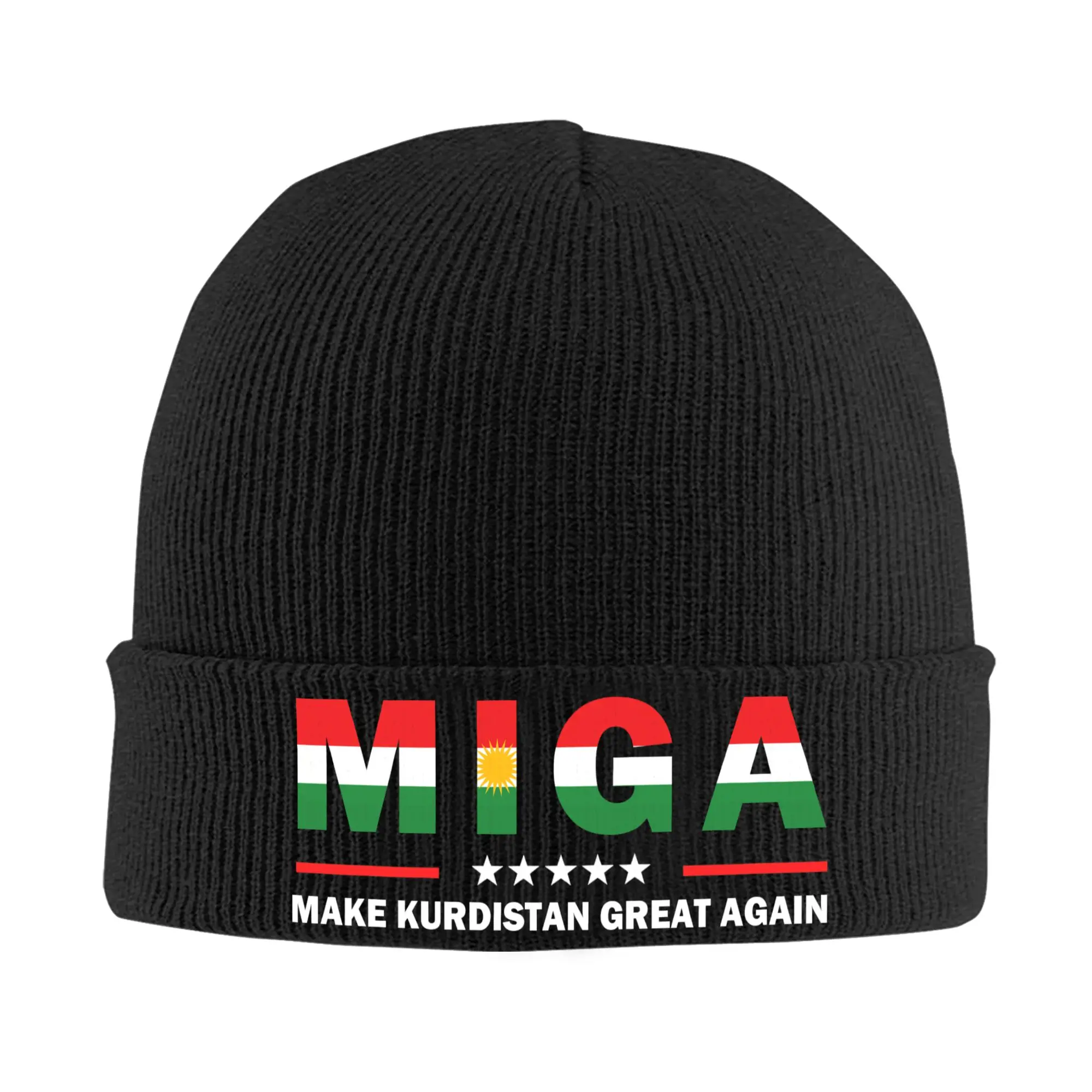 

Miga Make Kurdistan Great Again Skullies Beanies Caps Fashion Winter Warm Women Men Knit Hat Adult Unisex Bonnet Hat