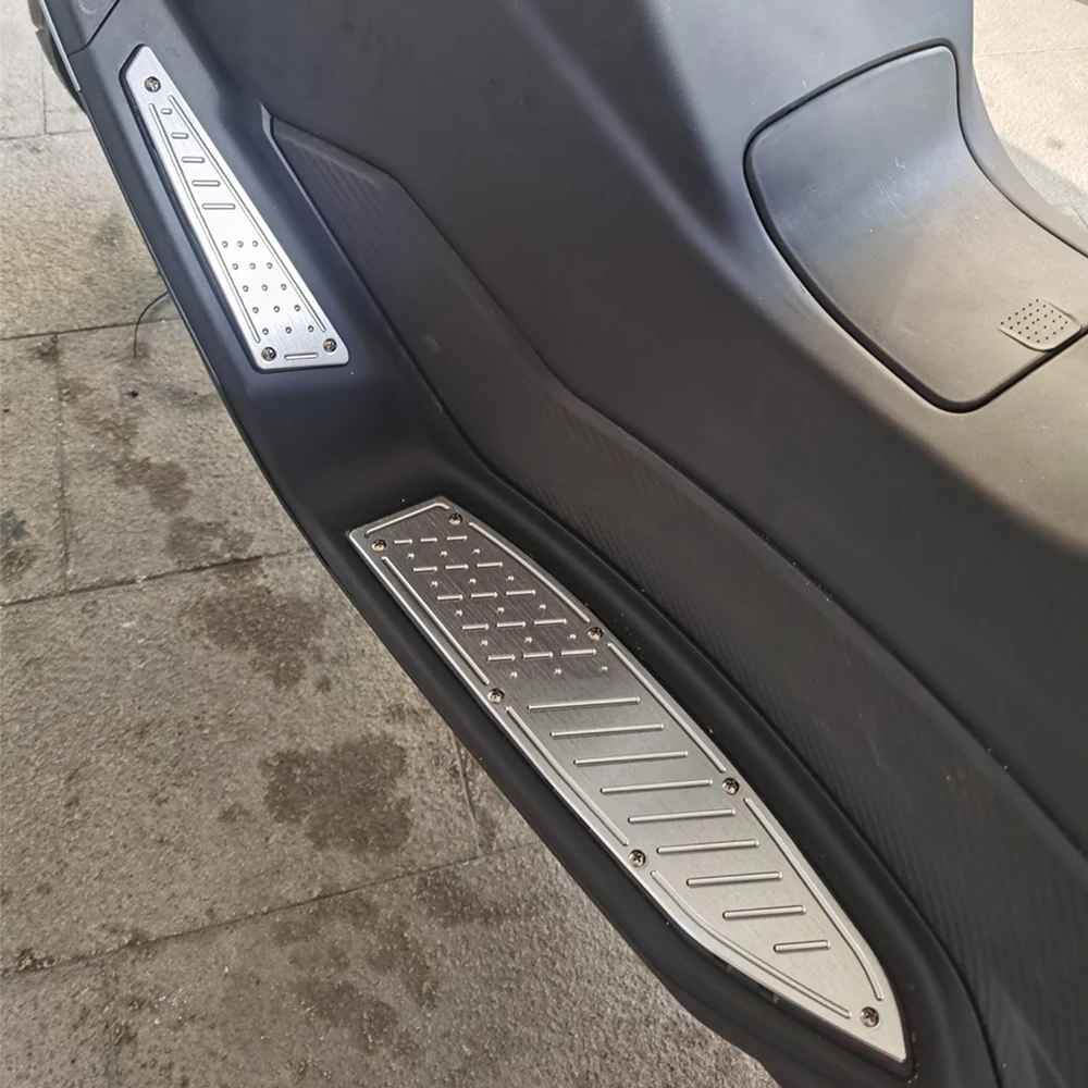 ليديشون-أطقم دواسة القدم للدراجات النارية ، مساند قدم خطوة للقدمين ، مسند للقدمين من الفولاذ المقاوم للصدأ لـ SYM cruiser isym300 #2