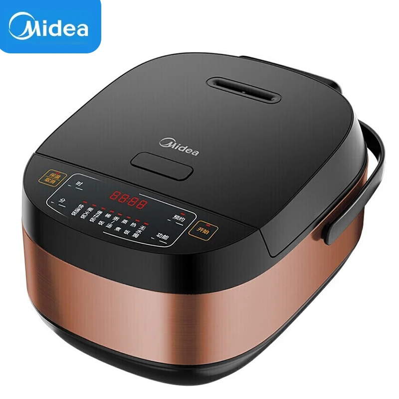 Midea หม้อหุงข้าว5L หม้อหุงข้าวอเนกประสงค์สำหรับใช้ในครัวเรือนความจุขนาดใหญ่เครื่องใช้ในครัวกระทะนอนสติ๊กสำหรับ2-10คน